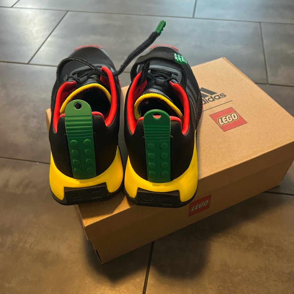 Adidas LEGO Sport DNA Black and Yellow Sneakers